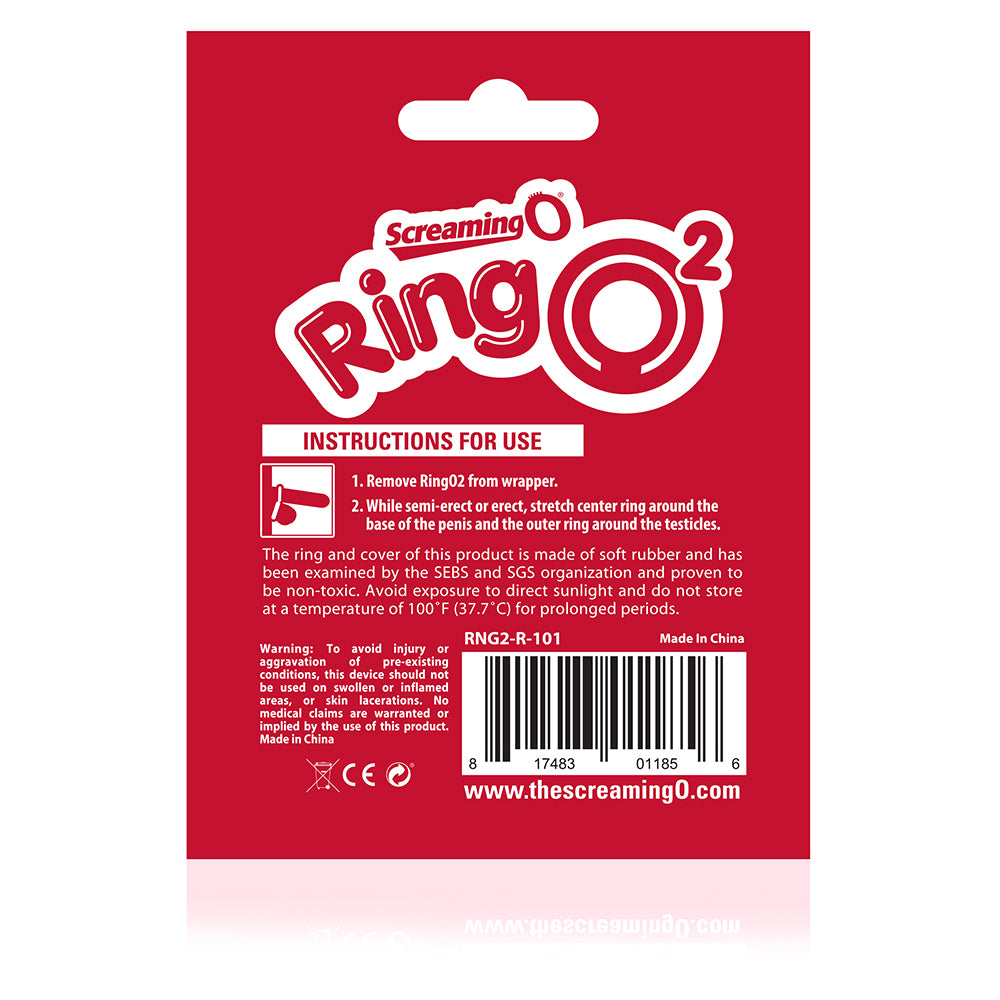 RingO RingO 2 Dual Cock Ring – Dual Loop Penis and Testicles Ring > Cock Ring > Single