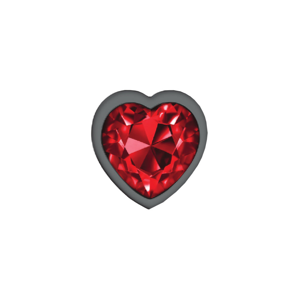 Cheeky Charms Heart Jewel Butt Plug