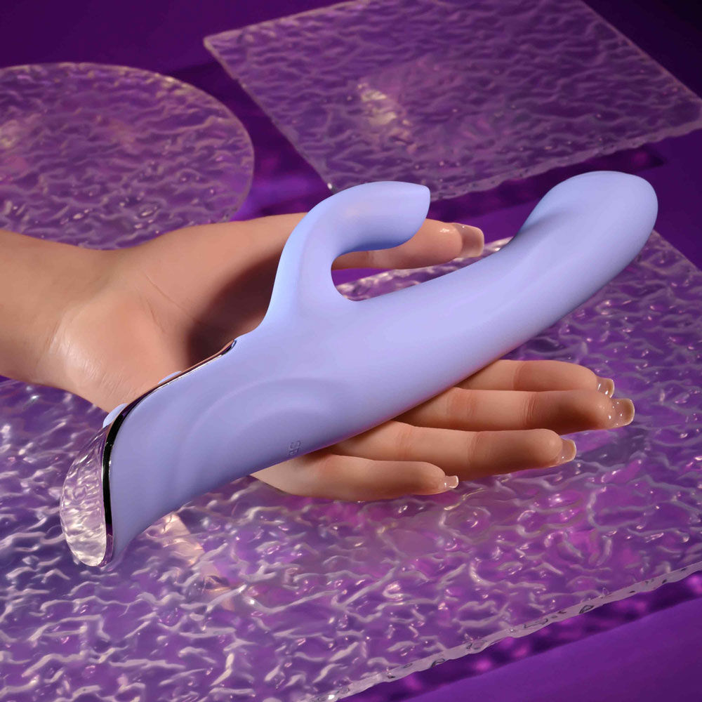 Lavender Love – Waterproof Dual Motor Rechargeable Flexible Vibrator > Vibrators > Ladies > Rabbit