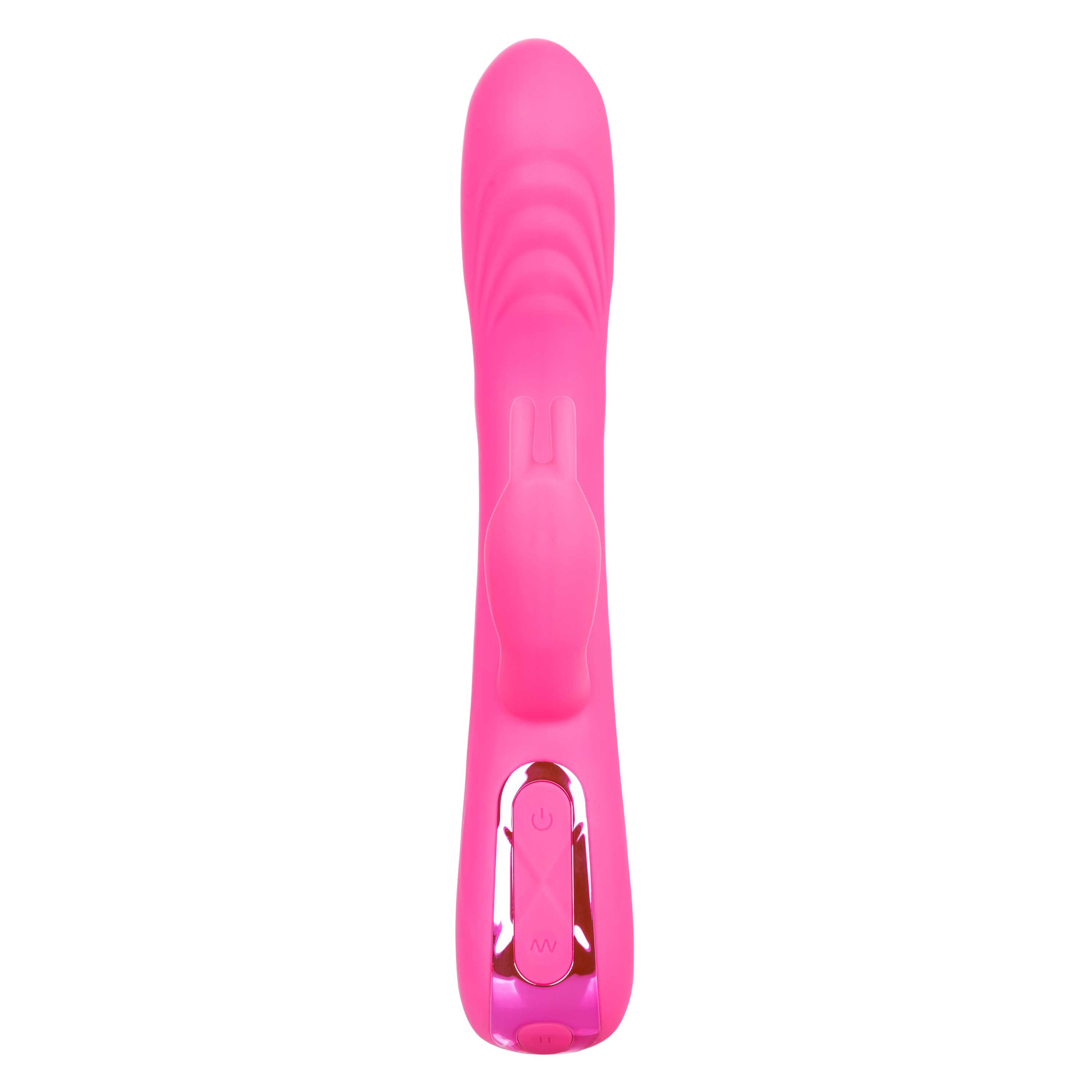 Jack Rabbit Elite Rocking Rabbit Pink Silicone Vibrator with 3 Speeds and 10 Modes, USB Rechargeable, 7.5 Inches VIBRATORS-RABBIT