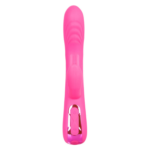 Jack Rabbit Elite Rocking Rabbit Pink Silicone Vibrator with 3 Speeds and 10 Modes, USB Rechargeable, 7.5 Inches VIBRATORS-RABBIT
