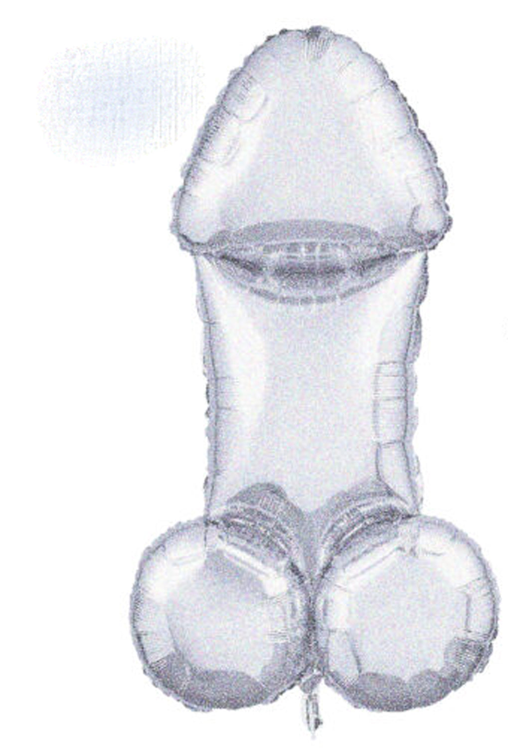 Little Genie Glitterati Disco Penis 3 Foot Mylar Balloon Party Decoration > Novelties > Gag Gifts Main image