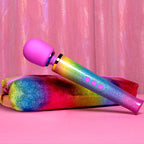 Le Wand Petite All That Glimmers (Rainbow Ombre) – Limited-Edition Rechargeable Wand Massager > Sex Toys > Massage Wands