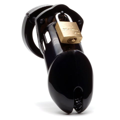 Cockcage CB-6000 Black 3.25 Inch Chastity Device Cages