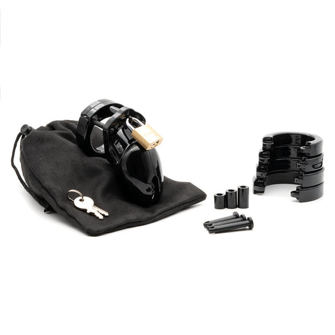 Cockcage CB-6000S Black 2.5 Inch Chastity Device Cages