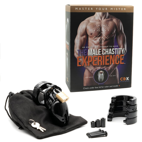 Cockcage CB-6000S Black 2.5 Inch Chastity Device Black Cages
