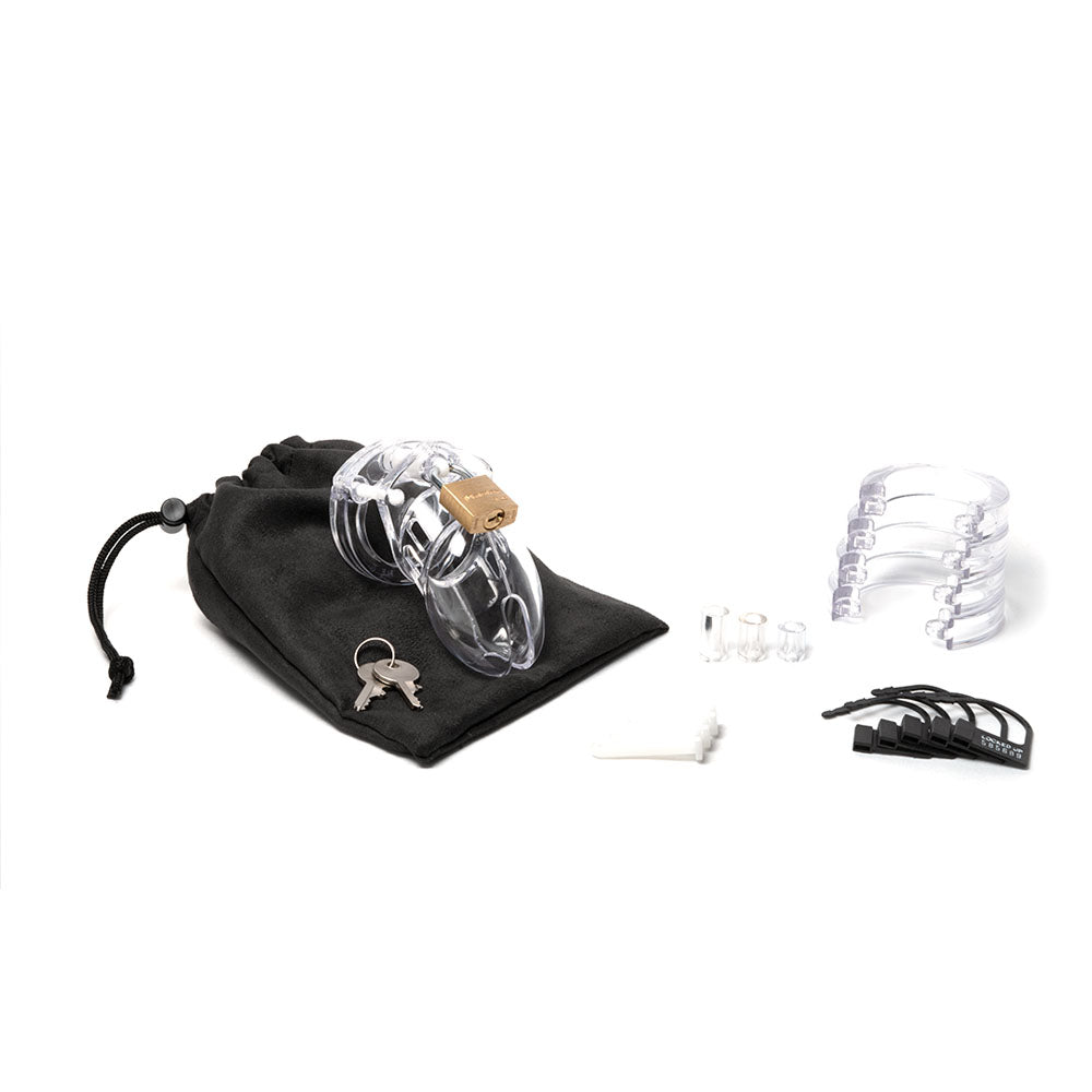 Cockcage CB-6000S Clear 3.25 Inch Medical-Grade Chastity Cage > Bondage Gear > Male Chastity