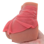 Chanel Heart Pussy Stroker Beige 14cm Length Handheld Masturbator