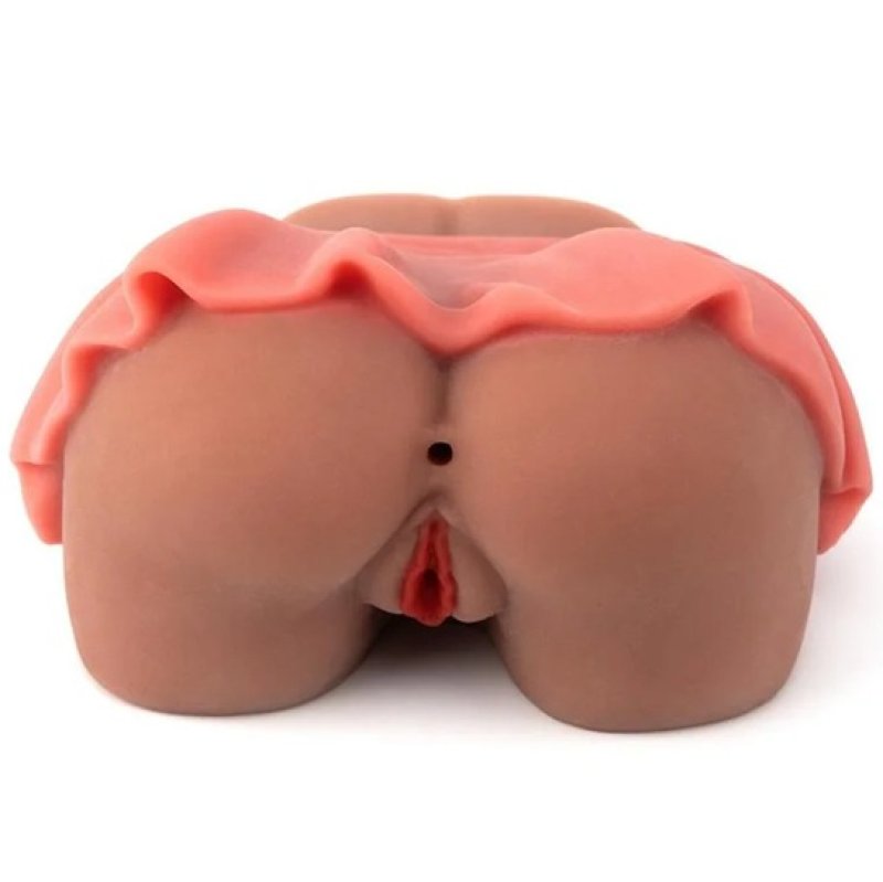 Chanel Heart Pussy Stroker Beige 14cm Length Handheld Masturbator