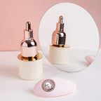 HighOnLove Pave Grace Pink Objects Of Desire Gift Set with 30ml Stimulating Sensual Oil and JOPEN Palm Massager