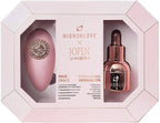 HighOnLove Pave Grace Pink Objects Of Desire Gift Set with 30ml Stimulating Sensual Oil and JOPEN Palm Massager
