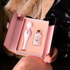 HighOnLove Objects of Luxury Gift Set with CBD Sensual Massage Oil and Bedazzled Silicone Body Wand > Essentials > Massage Gift Set