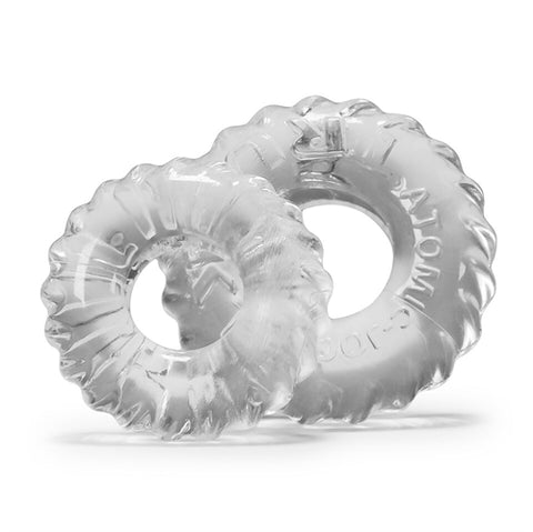 Oxballs Truckt 2-Pack (Clear) – Stretchy Clear Cockrings > Cock Ring > Sets