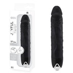 Joyful Twist 7.5 Inch Silicone Vibrator Black Default Title > Vibrators > Realistic Vibrators
