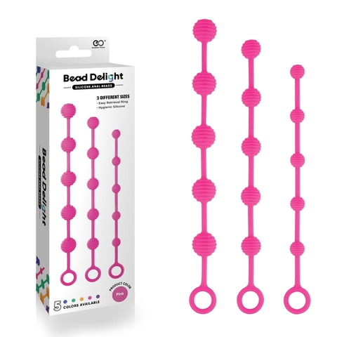 Anal Beads - Set of 3 Sizes Default Title > Anal Range > Anal Beads