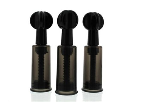 Fusion Triple Suckers 0.75 Inch Diameter 4 Inch Length > Sex Toys > Nipple Suckers
