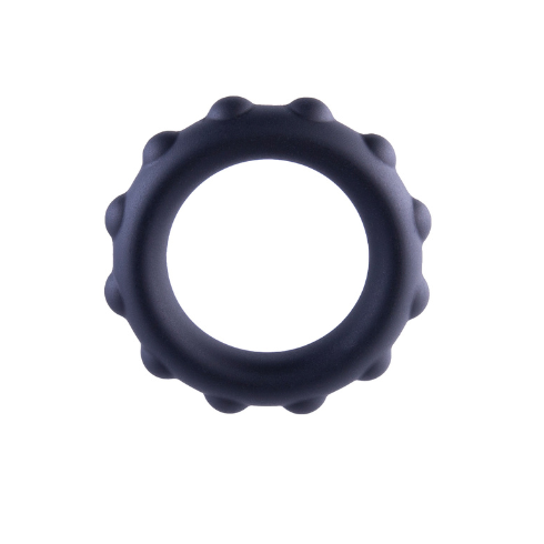 Maximum Metal Silicone Cock Ring with Metal Ball Default Title