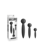 Knot-Knot Silicone Urethral Plug Set (Black) – Silicone Urethral Plug Set Default Title > Sex Toys For Men > Sounding Rods