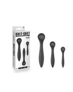 Knot-Knot Silicone Urethral Plug Set (Black) – Silicone Urethral Plug Set Default Title > Sex Toys For Men > Sounding Rods