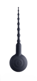 Knot-Knot Pro (Black) – Silicone Vibrating Urethral Plug > Sex Toys For Men > Sounding Rods
