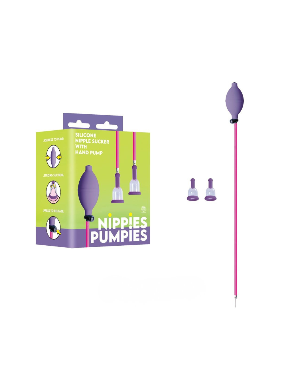 Nippies Pumpies Nipper Suckers with Manual Pump – Pump Toy Default Title > Sex Toys > Nipple Suckers