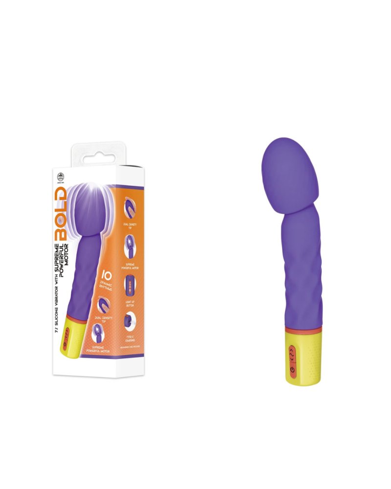 Bold Around 7-Inch Silicone Rechargeable Vibrator With Controls Default Title TBC