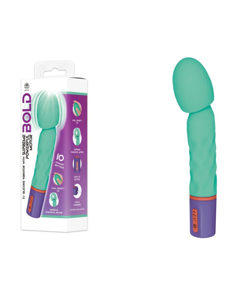 Bold Around 7-Inch Silicone Rechargeable Vibrator Default Title > Vibrators > Standard Vibrators
