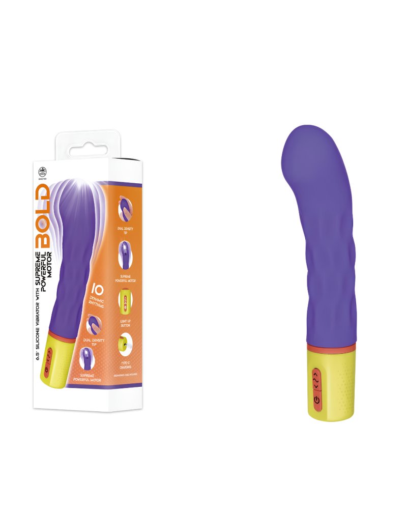 Bold Around 6.4-Inch Silicone Rechargeable Vibrator Default Title > Vibrators > Standard Vibrators