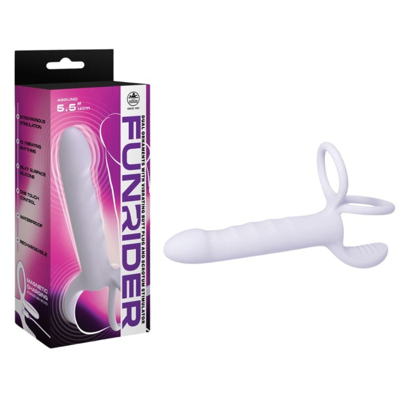 Funrider Rechargeable Silicone Vibrator > Vibrators > Standard Vibrators