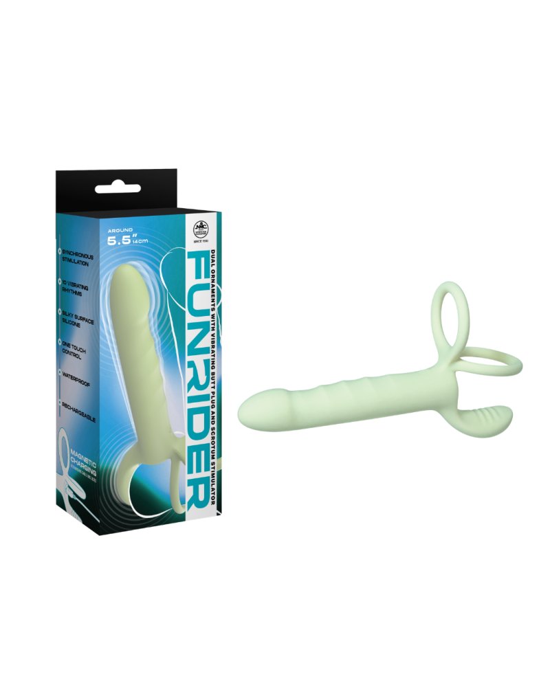 Rechargeable Silicone Vibrator - 5.5" Silicone Vibrating Sleeve Default Title > Vibrators > Standard Vibrators