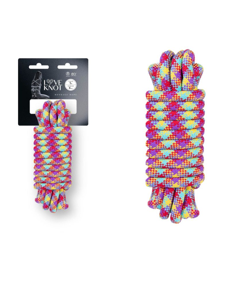 Love Knot 5m 8mm Polyester Rope – Bondage > Bondage Gear > Rope