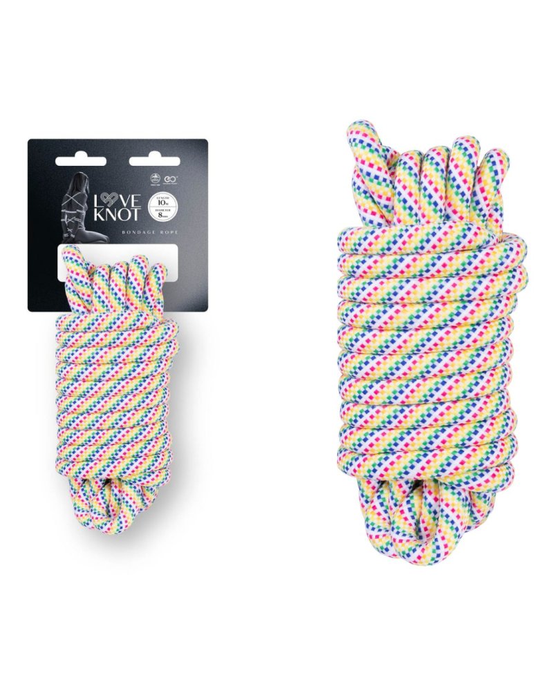 Love Knots Polyester Rope – 10m x 8mm > Bondage Gear > Rope