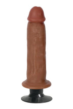 JOCK Bareskin Vibrating Dong No Balls with Suction Cup - 6, 7 or 8 Inch in Vanilla or Latte > Vibrators > Realistic Vibrators