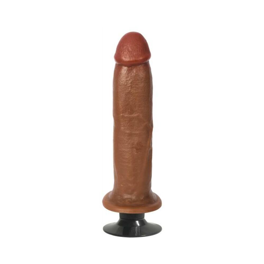 Jock Bareskin 8in Vibrating Latte Dildo Main image