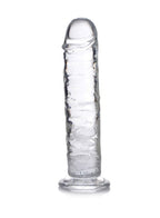 JOCK C-Thru 8 Inch Clear No Balls Dildo
