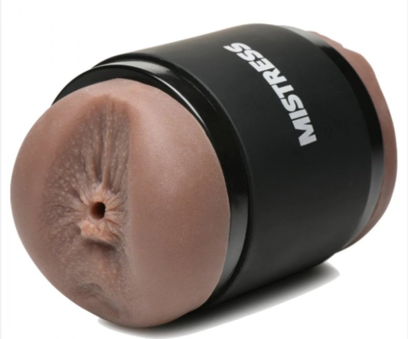 Mistress Double Shot Mini Masturbators Pussy and Ass Dark Tone Compact Ergonomic Design Main image