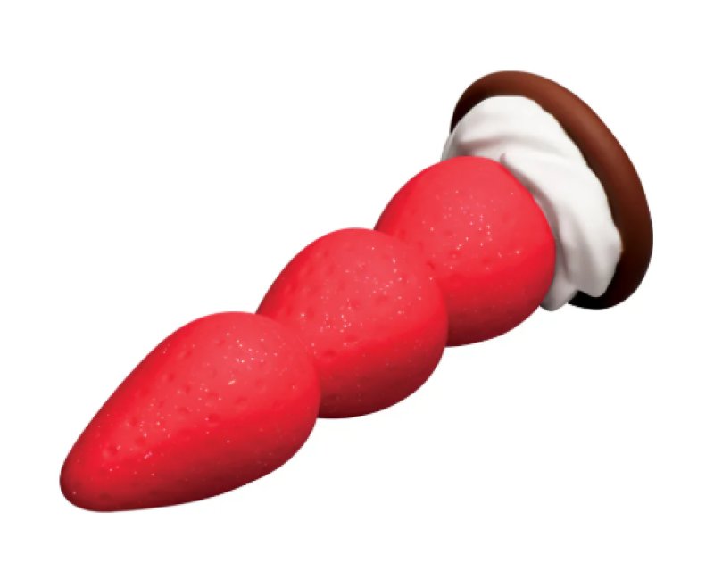 Strawberry Sweet Cream Premium Silicone 7.8" Dildo > Dildos > Other Dildos