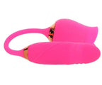Pink Pussycat Licking Rose Vibrator with Tongue Stimulator