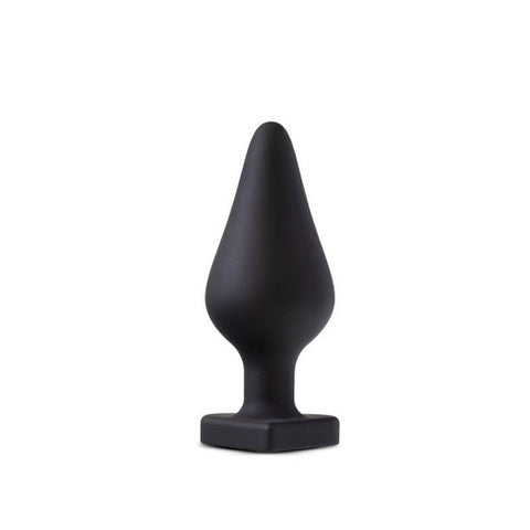 Temptasia Heart-Shaped Butt Plug Black for Intimate Play