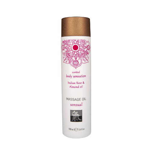 Shiatsu Massage Oil Sensual Indian Rose and Almond Oil 100ml Default Title Massage Oil