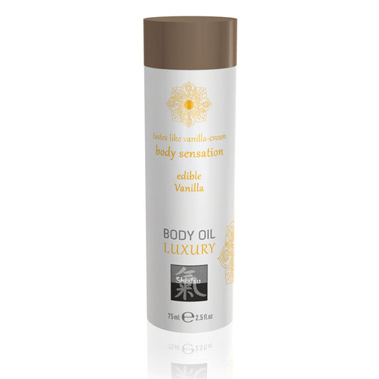 Shiatsu Luxury Body Oil Edible Vanilla