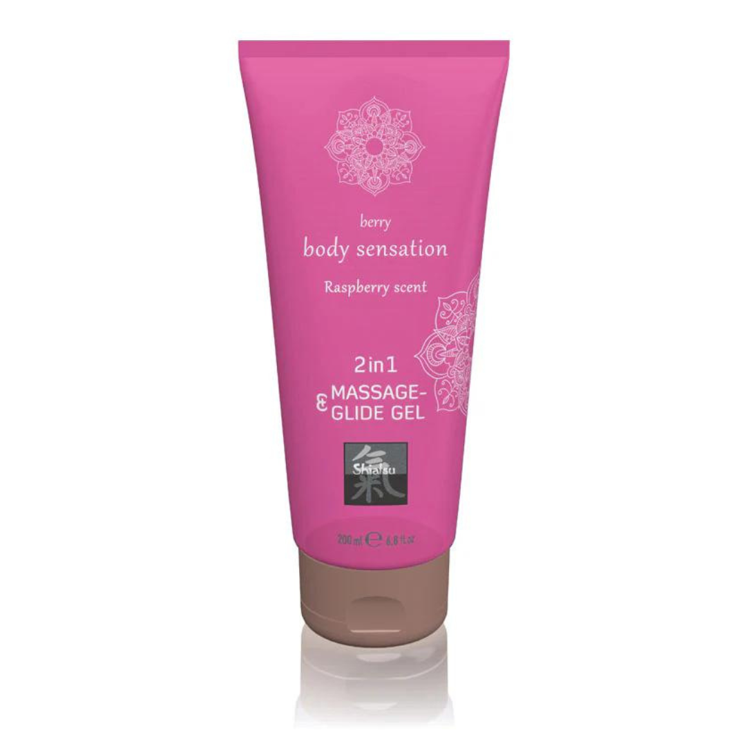 Shiatsu Massage Lubricant Raspberry 200 ml Default Title Massage Oil