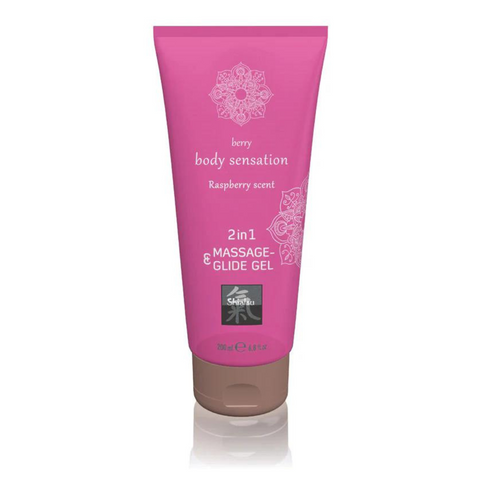Shiatsu Massage Lubricant Raspberry 200 ml Default Title Massage Oil