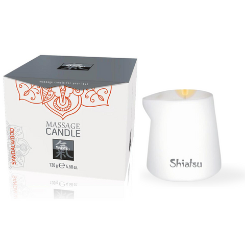 Shiatsu Massage Candle Sandalwood Scented Relaxation Aid Default Title Massage Oil
