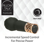 Pillow Talk Secrets Pleasure Wand Mini Vibrating Massager