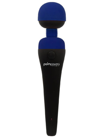 PalmPower Massage Wand Blue - Powerful Rechargeable Vibrator Electric Massager