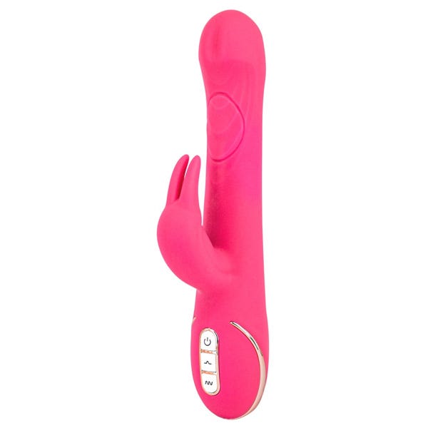Vibe Couture Rabbit Quiver Pink Dual-Layer Silicone Waterproof Vibrator > Vibrators > Ladies > Rabbit Main image