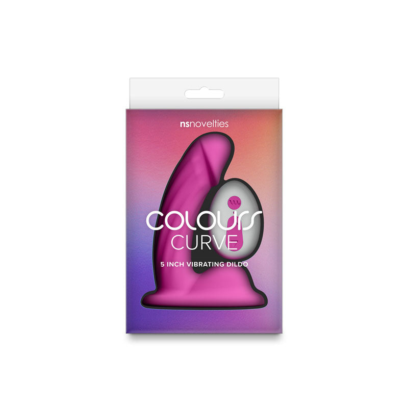 Colours Curve (Pink| Purple| Teal) – Waterproof Vibrating Dildo Dildos & Dongs