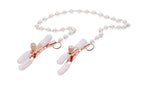 Sex and Mischief Peaches n CreaMe Pearl Nipple Clamps Pink > Sex Toys > Nipple Clips