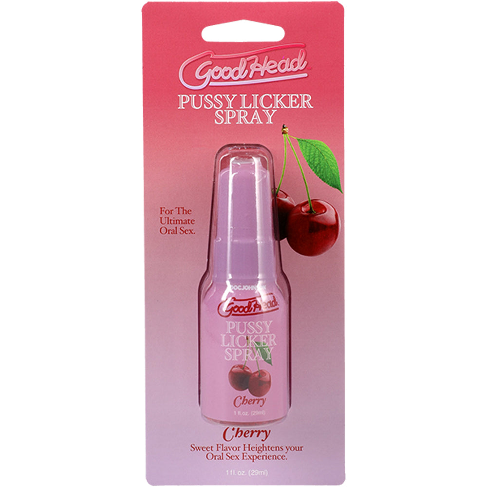 GoodHead Pussy Licker Spray Cherry 29ml - Lickable Flavor Default Title > Lube > Oral Gels & Sprays